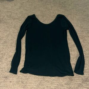 - chaser dark green medium Yosemite swoop back ribbed T-shirt